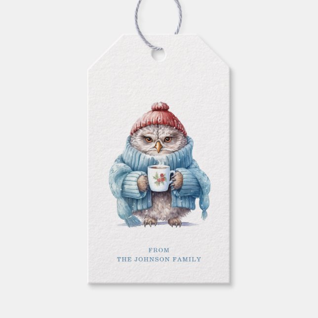 Weihnachtsgeschenk-Tags Geschenkanhänger (Vorderseite)