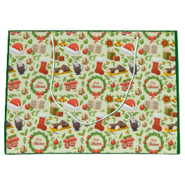 Weihnachtsgeschenk-Tasche Große Geschenktüte