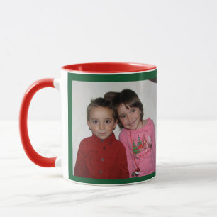 Weihnachtsgeschenk und Fotovorlage Tasse