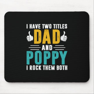 Weihnachtsgeschenk | Vater und Mohn ich rock sie Mousepad