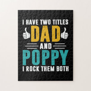 Weihnachtsgeschenk   Vater und Mohn ich rock sie Puzzle