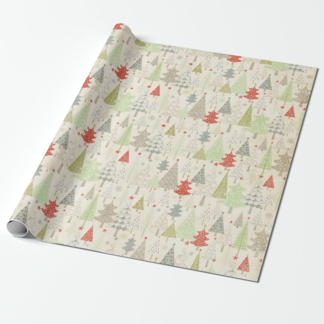 Weihnachtsgeschenk-Verpackung Geschenkpapier (Ungerollt)