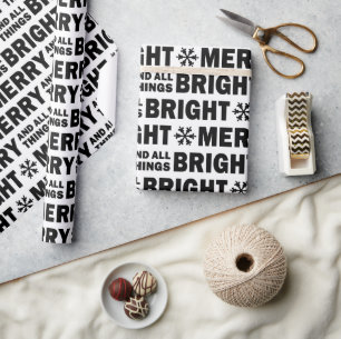 Weihnachtsgeschenk-Verpackungspapier Fröhlich un Geschenkpapier