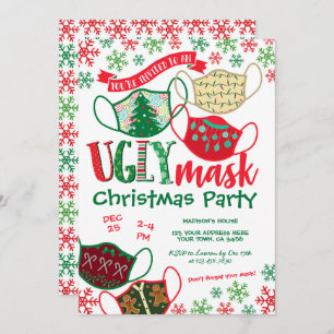 Weihnachtsgeschenk von Uguske Mask Party Einladung