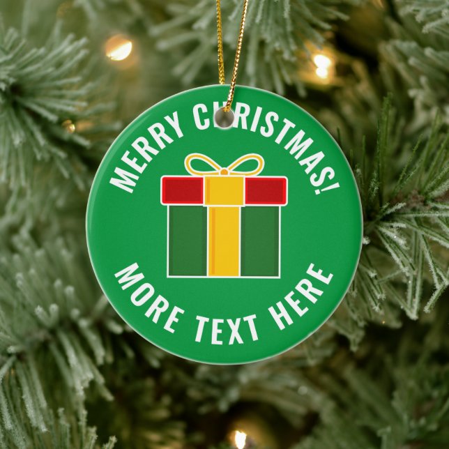Weihnachtsgeschenk Weihnachtsbaumschmuck Keramik Ornament (Baum)
