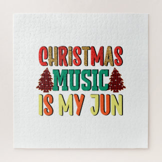 Weihnachtsgeschenk | Weihnachtsmusik ist mein Jun Puzzle