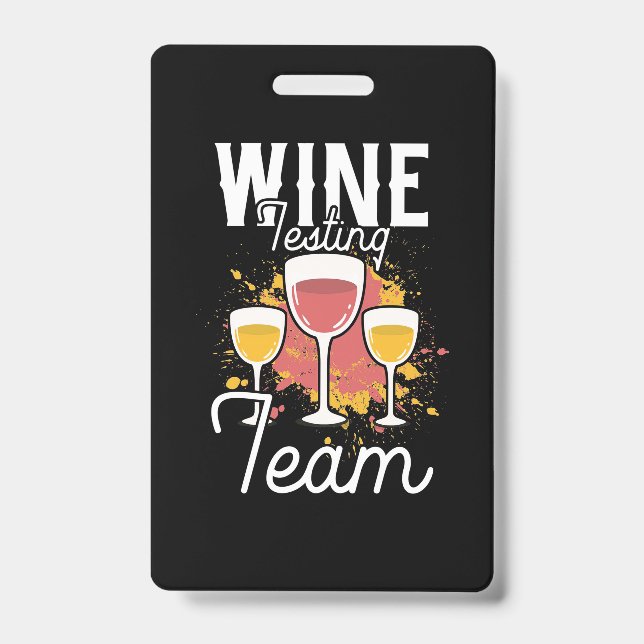 Weihnachtsgeschenk | Weinprüfteam Ausweis (Vorderseite)