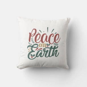 Weihnachtsgeschenk WELTFRIEDEN Kissen