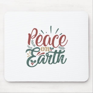 Weihnachtsgeschenk WELTFRIEDEN Mousepad