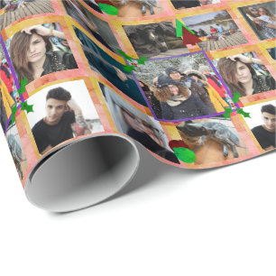 Weihnachtsgeschenk Wrap 9 Fotos HAMbyWG Geschenkpapier
