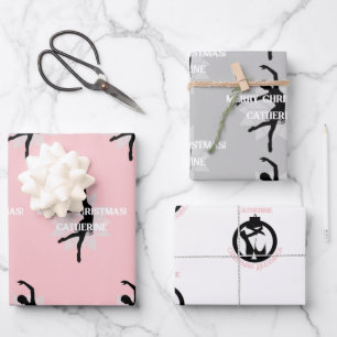 Weihnachtsgeschenk Wrap Ballett Thema HAMbyWG Geschenkpapier Set