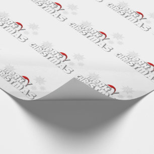 Weihnachtsgeschenk Wrap/Frohe Weihnachten mit Schn Geschenkpapier