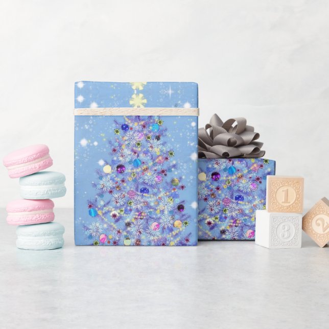 Weihnachtsgeschenk Wrapping Papier Weihnachtsbaum Geschenkpapier (Babyparty)