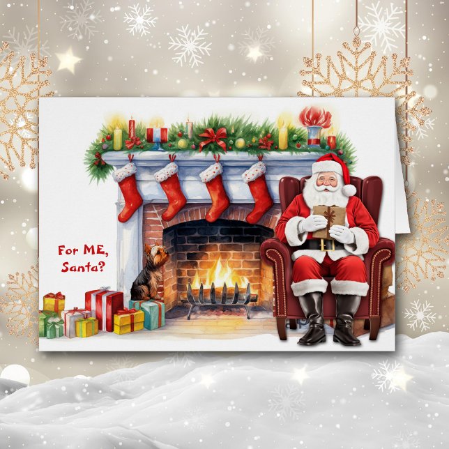 Weihnachtsgeschenk Yorkshire Terrier Dog Weihnacht (Von Creator hochgeladen)