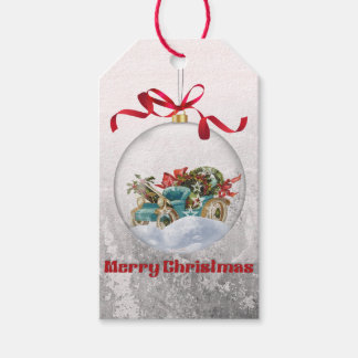 Weihnachtsgeschenkanhänger für festliche Verpackun Geschenkanhänger