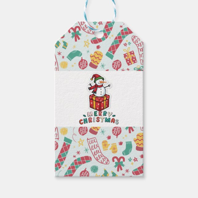 Weihnachtsgeschenkanhänger Geschenkanhänger (Vorderseite)