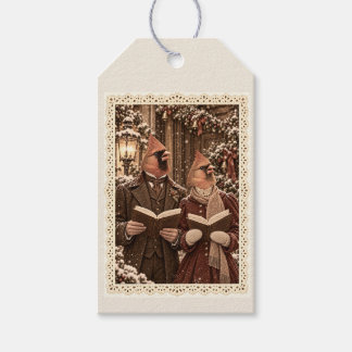 Weihnachtsgeschenkanhänger mit viktorianischen Kar Geschenkanhänger
