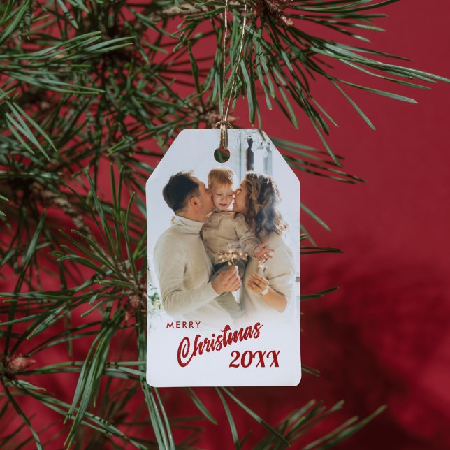 Weihnachtsgeschenkanhänger Moderne Trendige Feiert Geschenkanhänger (Von Creator hochgeladen)