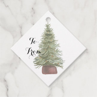 Weihnachtsgeschenkanhänger/Übereinstimmende Papier Geschenkanhänger