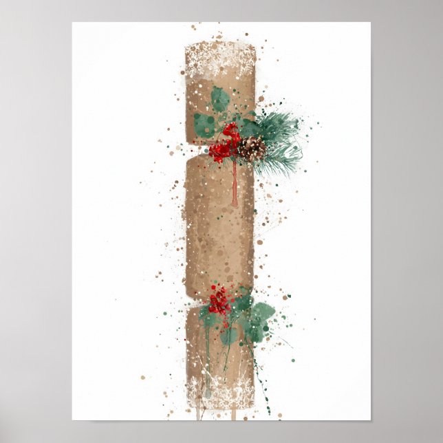 Weihnachtsgeschenkbaum Poster (Vorne)