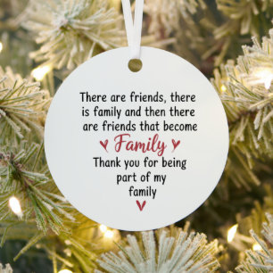 Weihnachtsgeschenke 2025 für Familie und Freunde Ornament Aus Metall