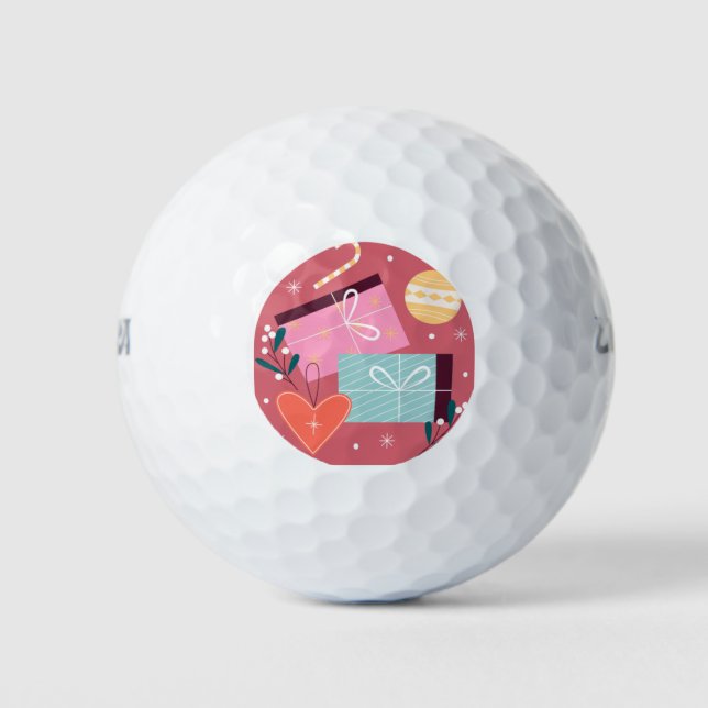 Weihnachtsgeschenke 2 golfball (Vorderseite)
