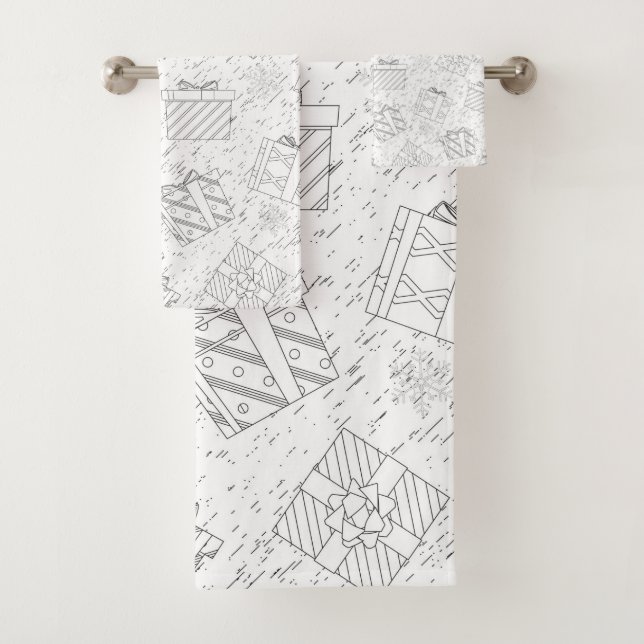 Weihnachtsgeschenke 3 badhandtuch set (Insitu)