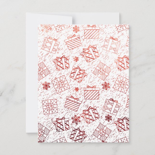 Weihnachtsgeschenke 5 mitteilungskarte (Vorderseite)