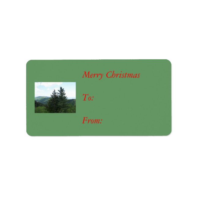 Weihnachtsgeschenke Adressaufkleber (Vorne)