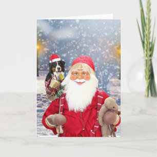 Weihnachtsgeschenke Bernese Gebirgshund Feiertagskarte