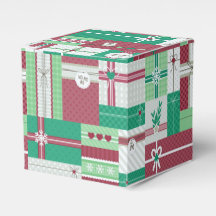Weihnachtsgeschenke Design, rot-grüne Geschenke