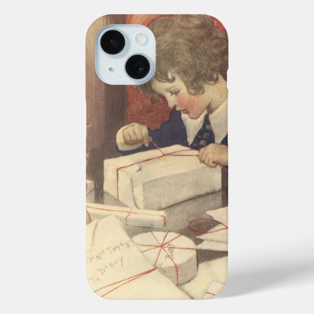 Weihnachtsgeschenke einwickeln, Jessie Willcox Smi Case-Mate iPhone Hülle (Rückseite)