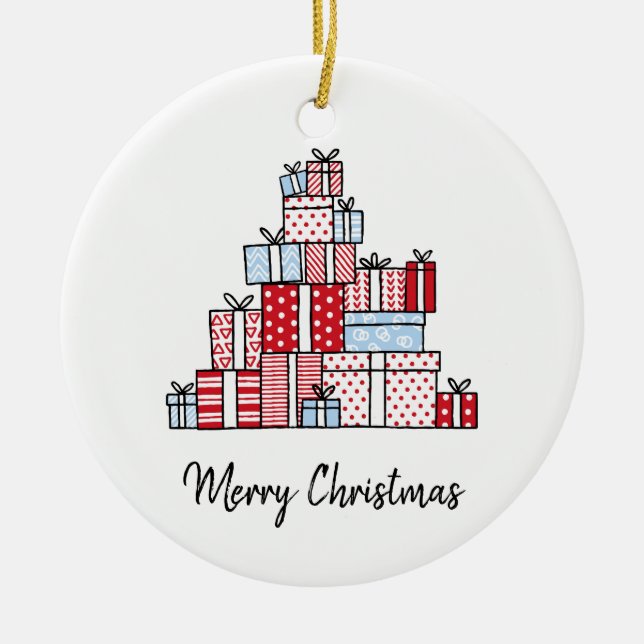 Weihnachtsgeschenke Feiertag Circle Ornament (Vorne)