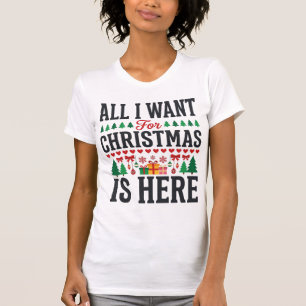 Weihnachtsgeschenke Feiertags-Typografie-Design T-Shirt