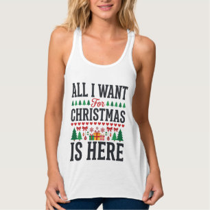 Weihnachtsgeschenke Feiertags-Typografie-Design Tank Top