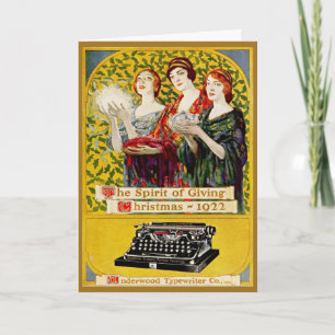 Weihnachtsgeschenke Feiertagskarte