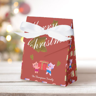 Weihnachtsgeschenke Fest Muster Terracotta Weihnac Geschenkschachtel