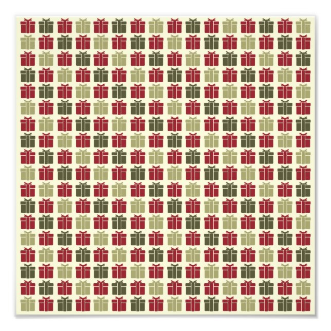 Weihnachtsgeschenke Fotodruck (Vorne)