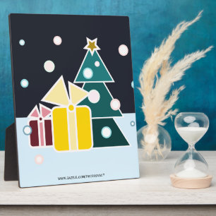 Weihnachtsgeschenke Fotoplatte