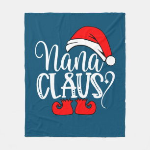 Weihnachtsgeschenke Funny Nanna Santa Nana Clau Fleecedecke