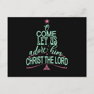 Weihnachtsgeschenke für Damen und Herren kommen un Postkarte