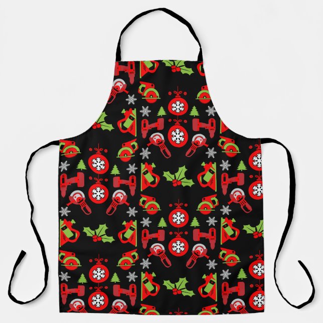 Weihnachtsgeschenke für Heimwerker Schürze (Vorderseite)