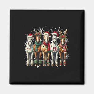 Weihnachtsgeschenke für Pferdefreunde Magnet