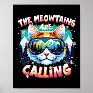Weihnachtsgeschenke für Skifahrer und Snowboarder Poster
