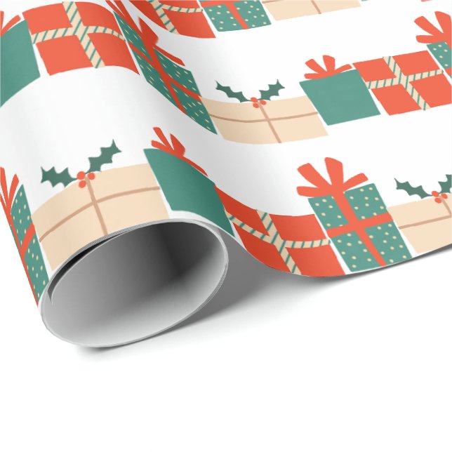 Weihnachtsgeschenke Geschenkpapier (Rolleneckpunkt)