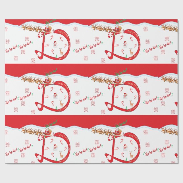 Weihnachtsgeschenke Geschenkpapier (Flach)