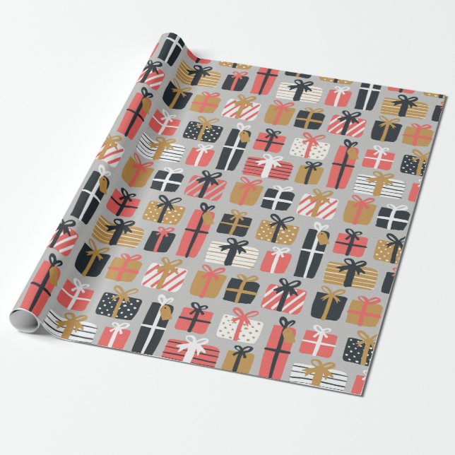 Weihnachtsgeschenke Geschenkpapier (Ungerollt)