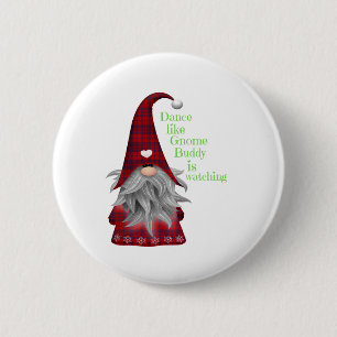 Weihnachtsgeschenke Ideen Gnome Buddy beobachtet T Button