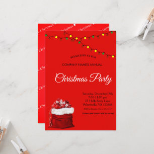 Weihnachtsgeschenke, Lampen Einladung