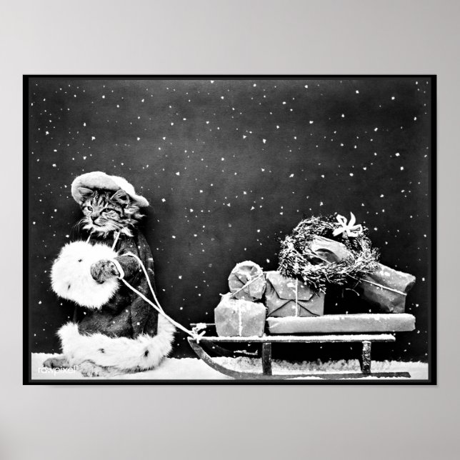 Weihnachtsgeschenke liefern poster (Vorne)